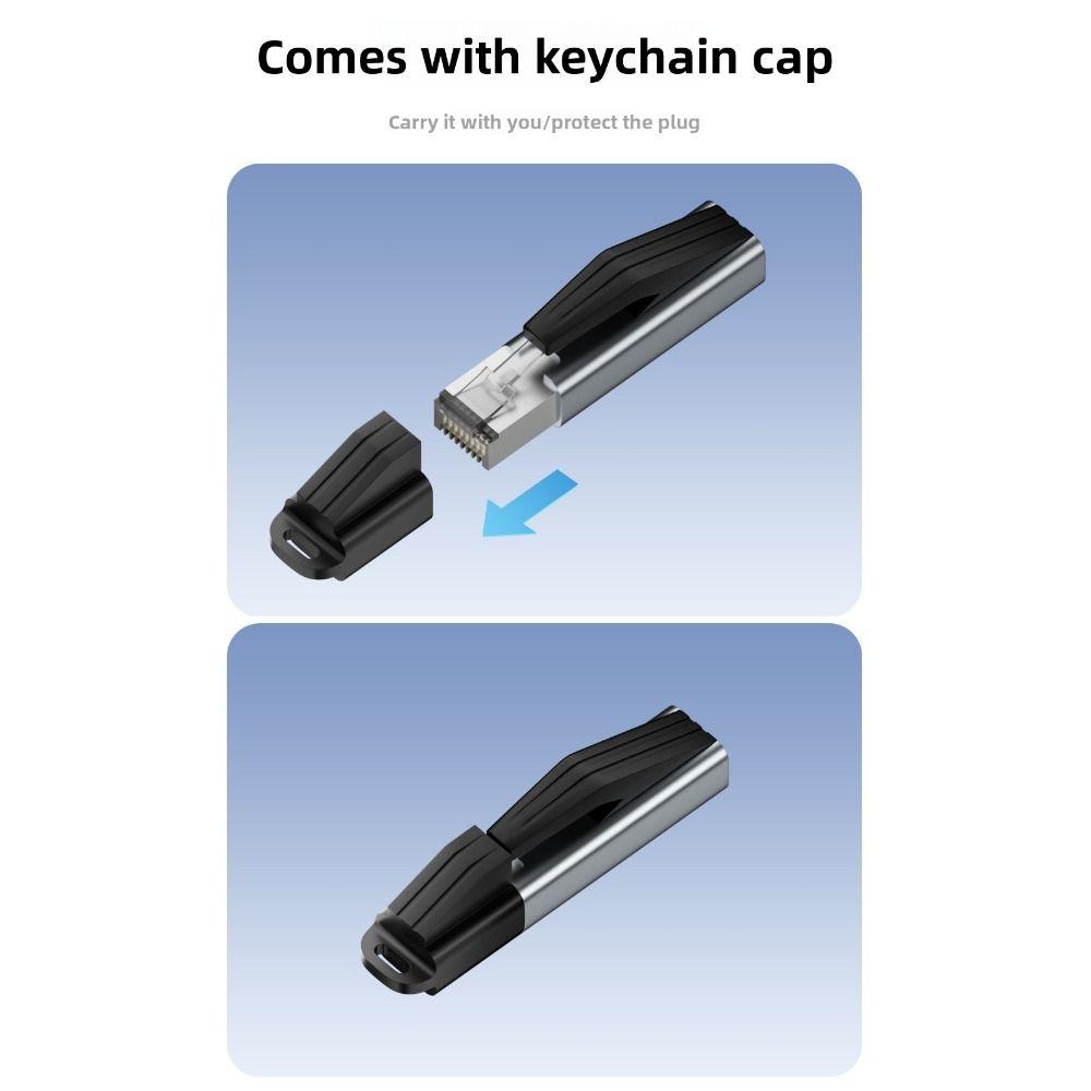 Сплав USB C Female на RJ45 Конвертер Стабильный Type-C в Сетевой Разъем для Роутера Ноутбука Планшета