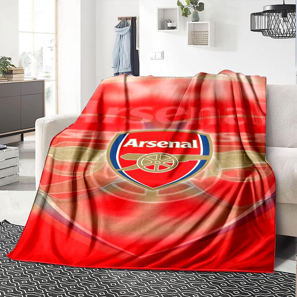 Arsenal Blanket Soft Warm Cozy Great for Chair Livingroom Sofa All-Season Use Playful Design Birthday Christmas Gift Blanket