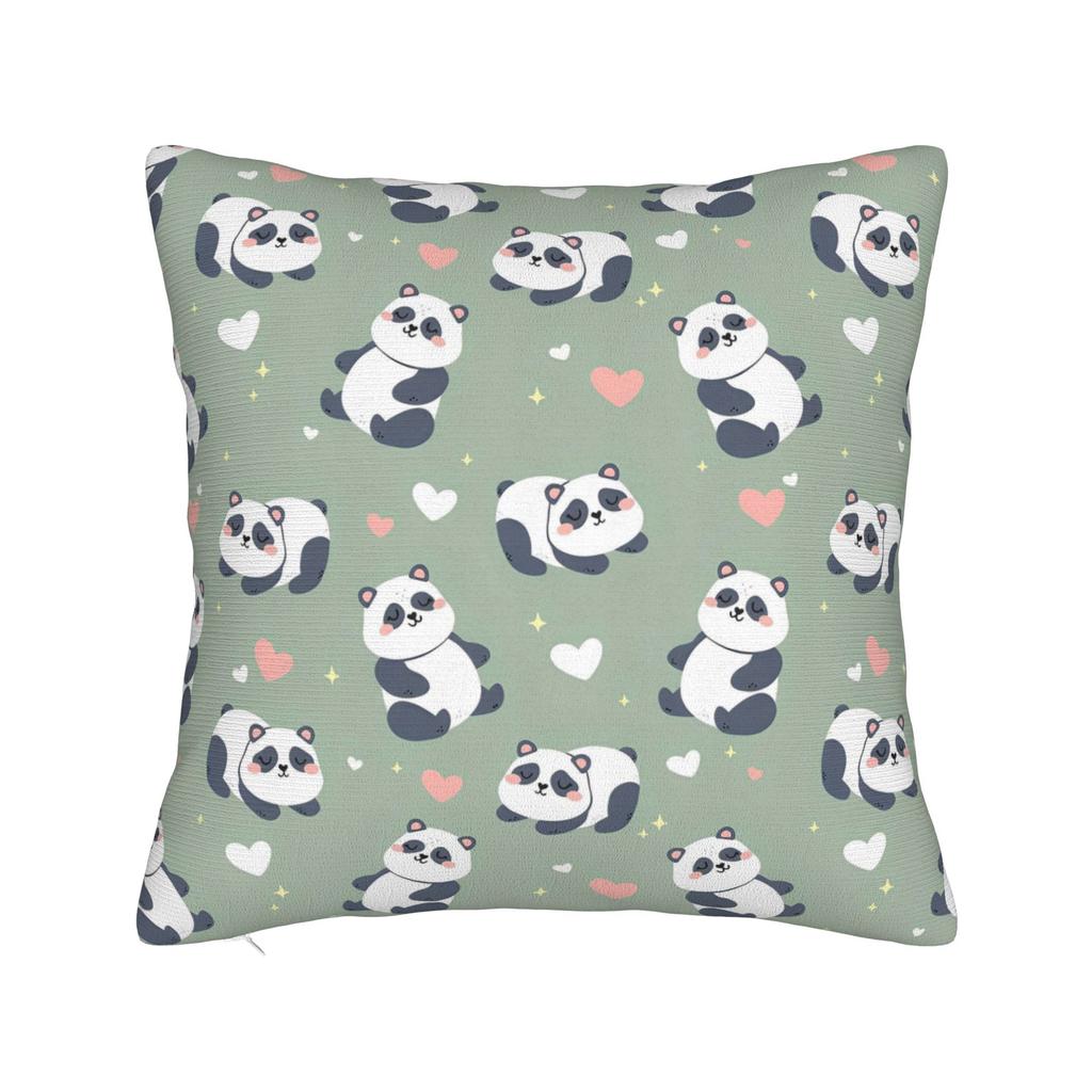 Panda Animal Pillowcase Polyester Cushion Cover Decor Throw Pillow Case Cover Seat 40*40Cm