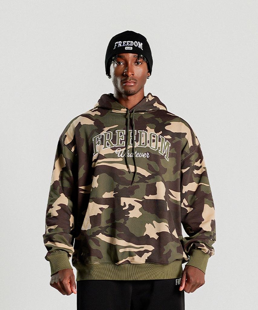 Военная толстовка с капюшоном (Camo)
