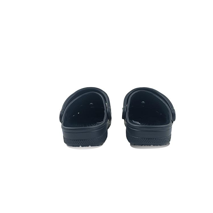 Crocs Кроксы Crush EVA Синие Милая Собака Beya Пляжные Расписанные вручную Милые Жемчужины Нишевые Универсальные Кампусный стиль Дырявые туфли Унисекс Черные