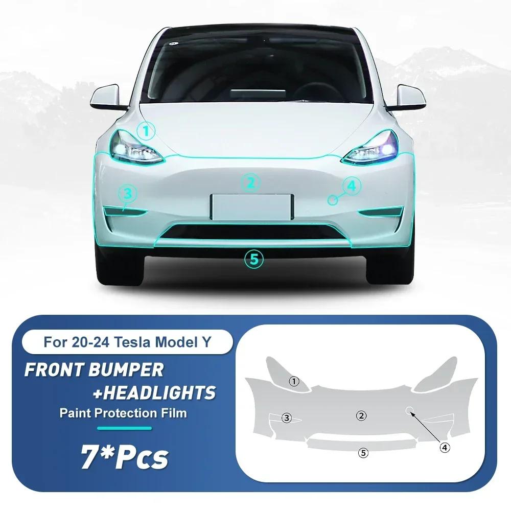 For Tesla Model Y 3 Car Sticker 2020-2025 Paint Protection Film Clear Bra PPF Anti Scratch PreCut Car Body Film Cover