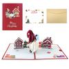 New Christmas Greeting Card Holy Laser Engraving Creative 3D Stereoscopic Christmas Card