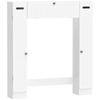 Furniture WC over Toilet with 2 Cabinets, Drawer, Paper Holder and Adjustable Shelves (only with bathroom cabinet)