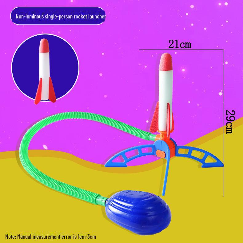 Светящаяся летающая ракета для ног для игр на открытом воздухе