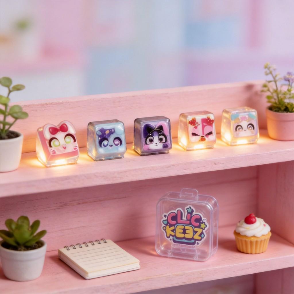 Подвеска-брелок Clickee Toy из прочного ABS для детской коллекции, подарок и средство от стресса