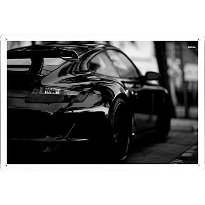 Автомобильные металлические жестяные таблички Плакат Декор стены спортивного автомобиля Винтажные художественные постеры Железная живопись для мужской комнаты Домашнего кафе Гаража Клуба Бара