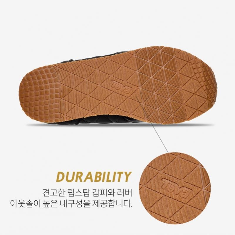Teva Женские зимние стеганые ботинки Riember на средней платформе Stvf2436830 Blk