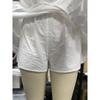 Women's High Waist Pleated Layered Mini Skirt A-Line Flared Casual Skirt Solid Color Streetwear
