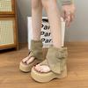 Pin-toe Cool Boots Women's Summer Spice Girls Long Boots Heightened Platform Pants Boots Pinch Sandals Summer New High Boots
