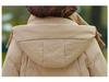 Mom's 2023 Fleece-Lined Winter Jacket - Mid-Length Cotton-Padded Coat for Middle-Aged & Elderly Women.