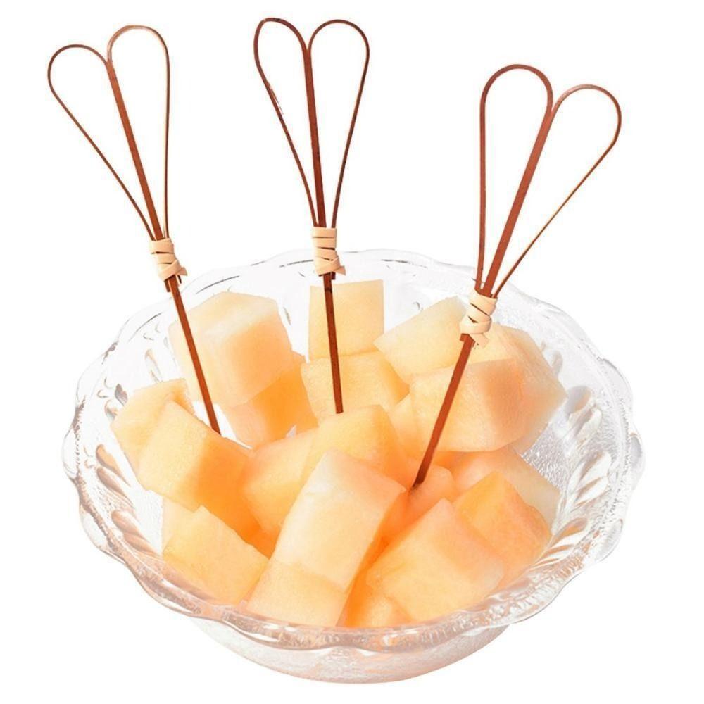 100Pcs/bag Skewer Sticks Picks Eco-friendly Bamboo Cocktail High Quality Toothpick