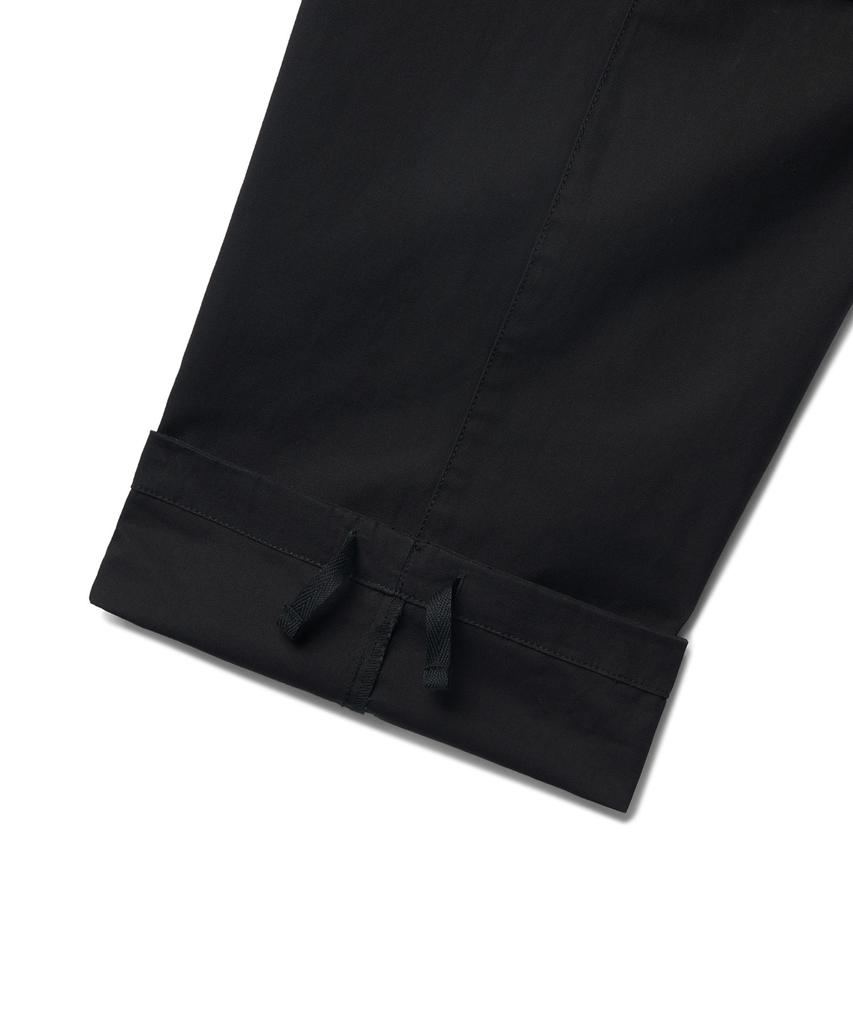 MUSINSA STANDARD Cotton Parachute Pants [Black]
