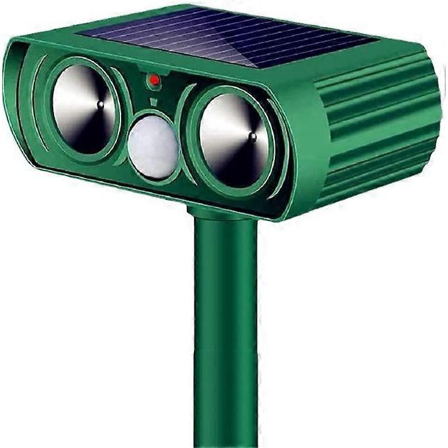 Repellent cat solar ultrasound repellent outdoor cat sensitivity and frequency adjustable ultrasound cat to repel pests garden protector