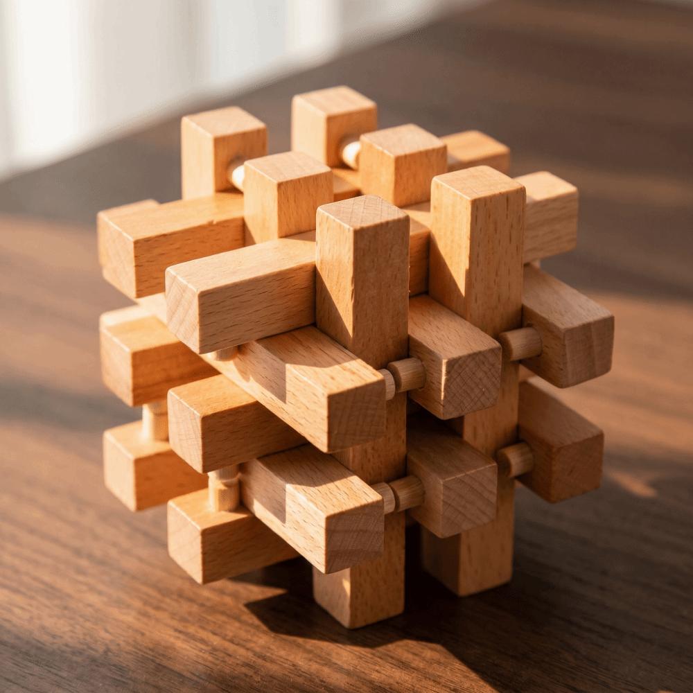 Wooden Montessori Toy Puzzle Wooden Puzzle 3D Children Educational Toy Birthday Gift