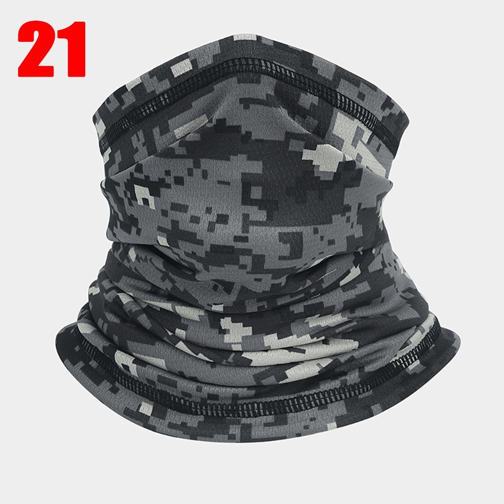 Neck Gaiter Bandana Face Mask Camouflage Windproof Tube Scarf Fishing Cycling Ski Tactical Outdoor Hiking Skiing Face Cover
