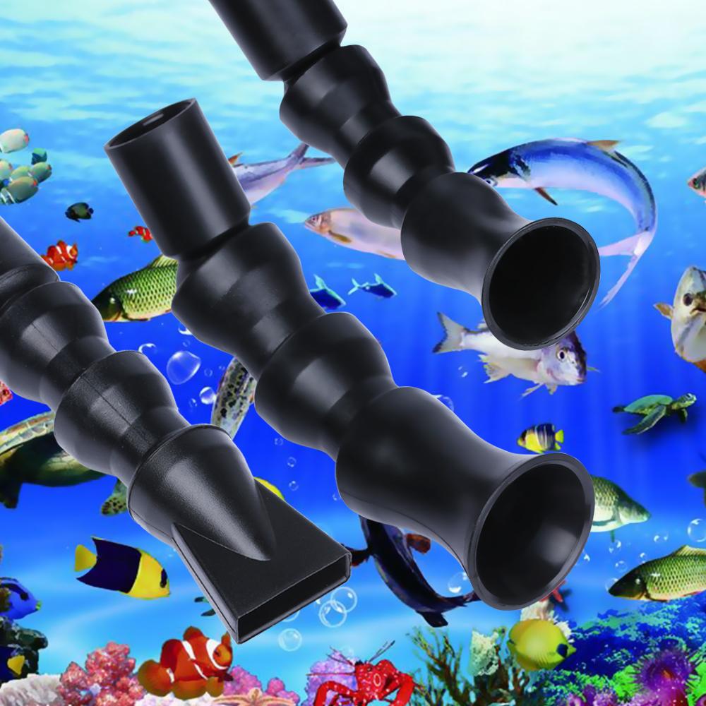 20/25mm New Plastic Flexible Duckbill Fish Tank Nozzle Return Pipe Aquarium Water Outlet
