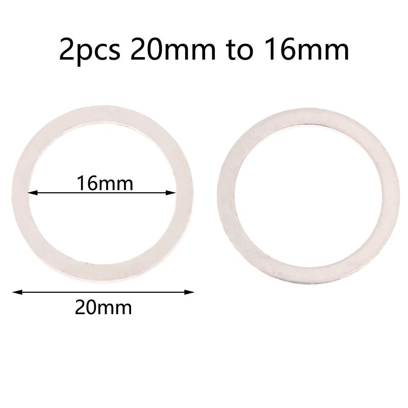 Woodworking Saw Blade Conversion Ring 16/20/25.4/30Mm Reducing Ring Conversion Washer Tct Cutting Disc Inner Hole Adapter Ring