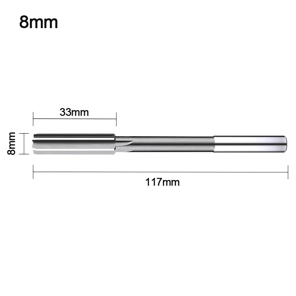 2-8mm Machine Reamers HSS Chucking Reamer Multifunctional Straight Reamer Metal