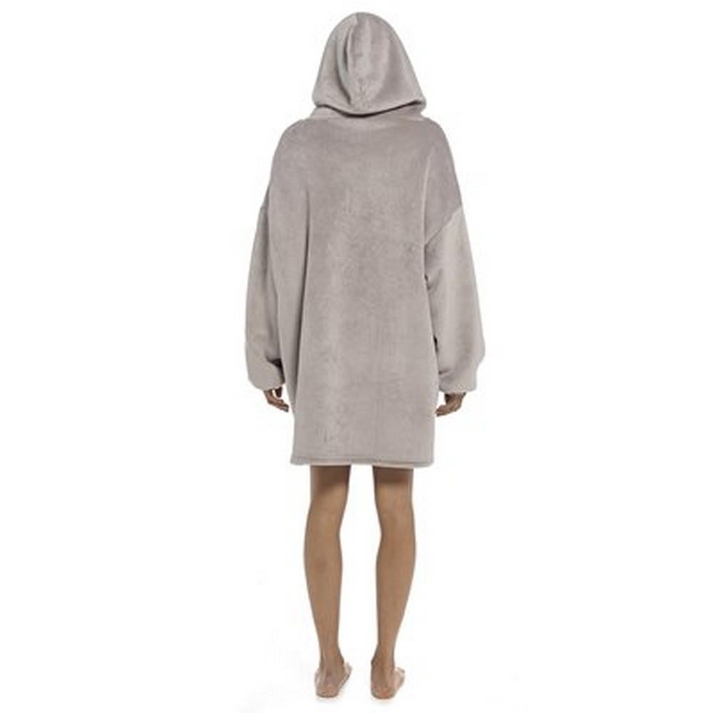 Wolf And Harte Unisex Adults Snuggle Fleece Hooded Blanket