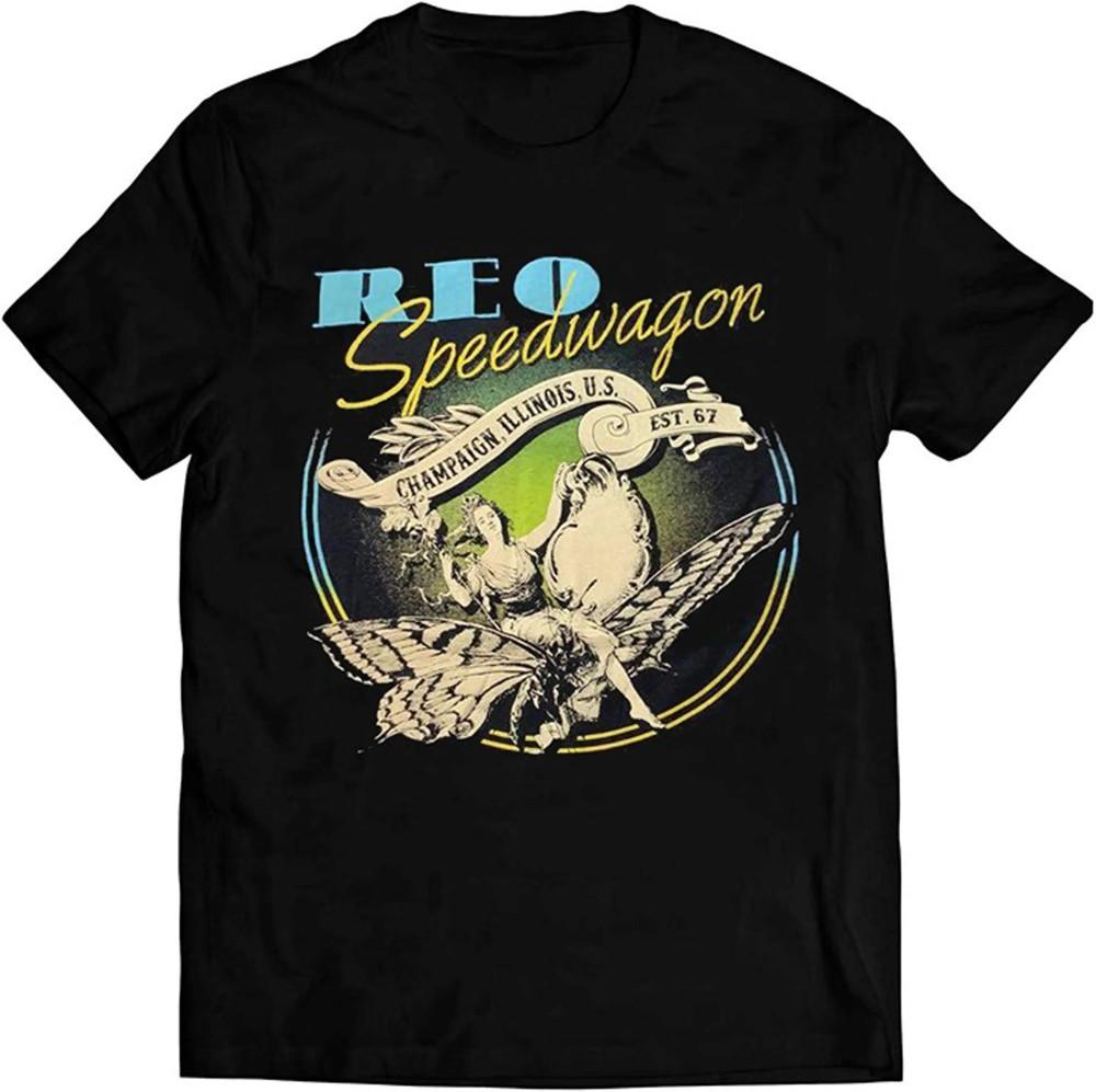 Reo Speedwagon Black Unisex Gift fans all size Shirt Unisex T-Shirt
