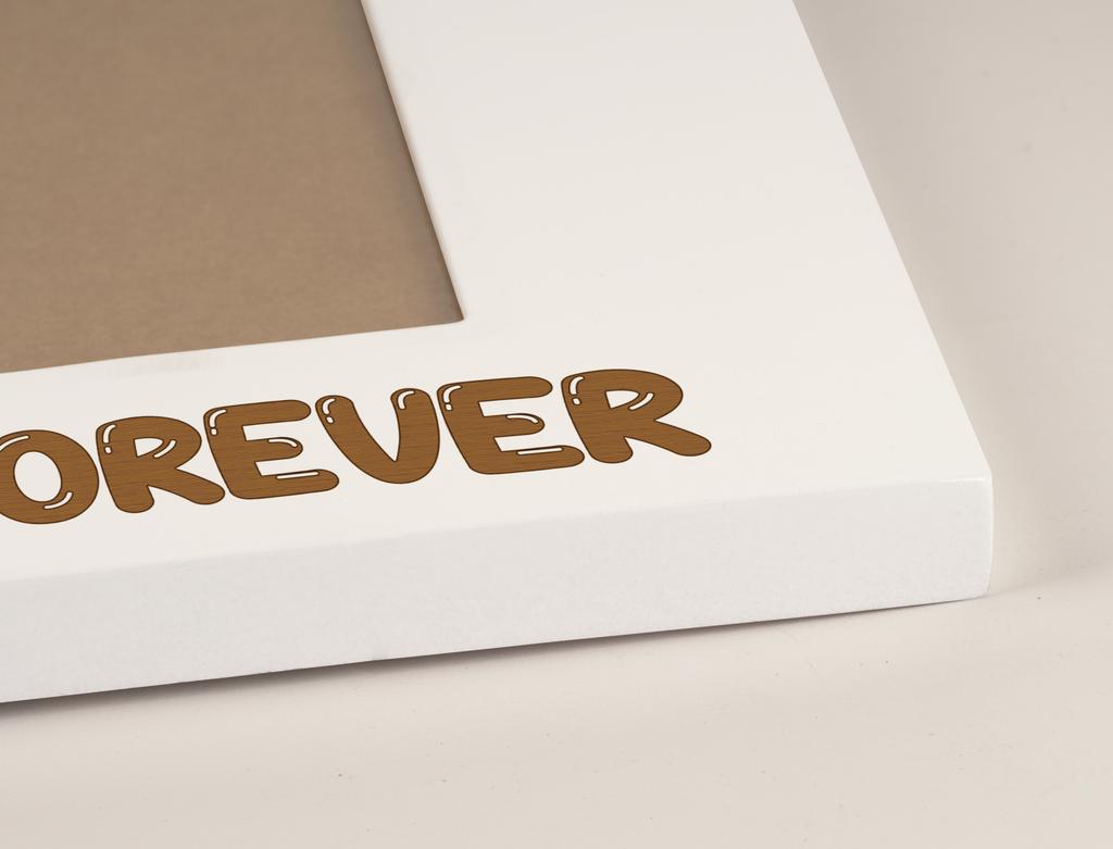 Дорогой сувенир, сделанный с любовью, настольная фоторамка с гравировкой, деревянная специальная рамка для папы с цитатами, белая фоторамка