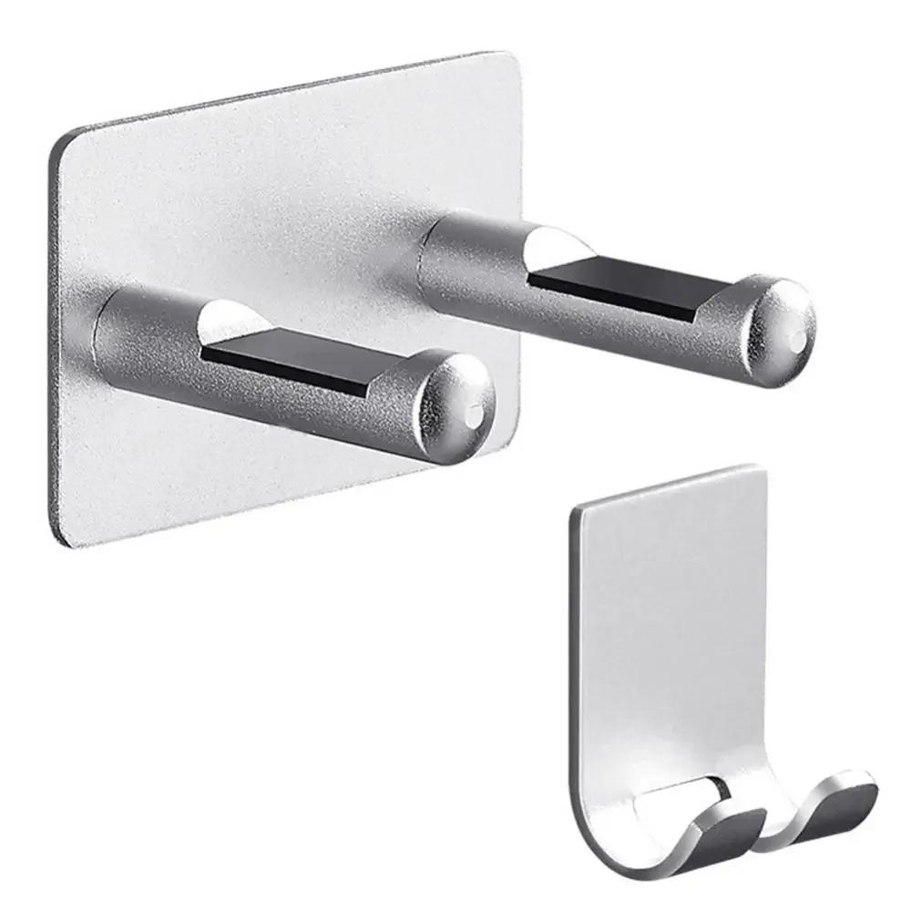 Подставка для фена, экономящая место, настенная стойка для хранения фена без отверстий, алюминиевый кронштейн для Dysons