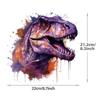 The Dinosaur Heat Transfer Vinyl Fashion Iron On Patch HTV Sticker DIY Thermal Transfer Decal for Fabric T Shirts