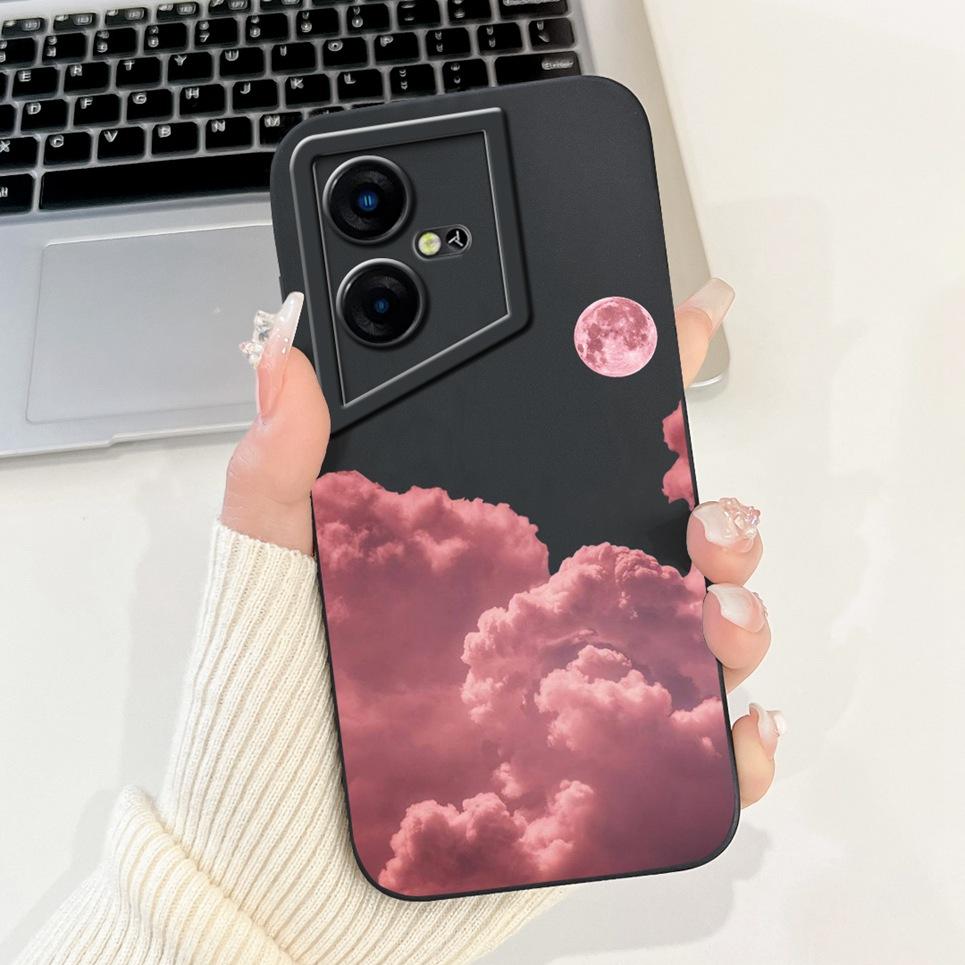 Чехол для Tecno Pova Neo 3 Pova Neo3 LH6n Задняя крышка Настроение Ночь Авокадо Роскошный Готический Узор Мягкий Силикон Корпус Fundas