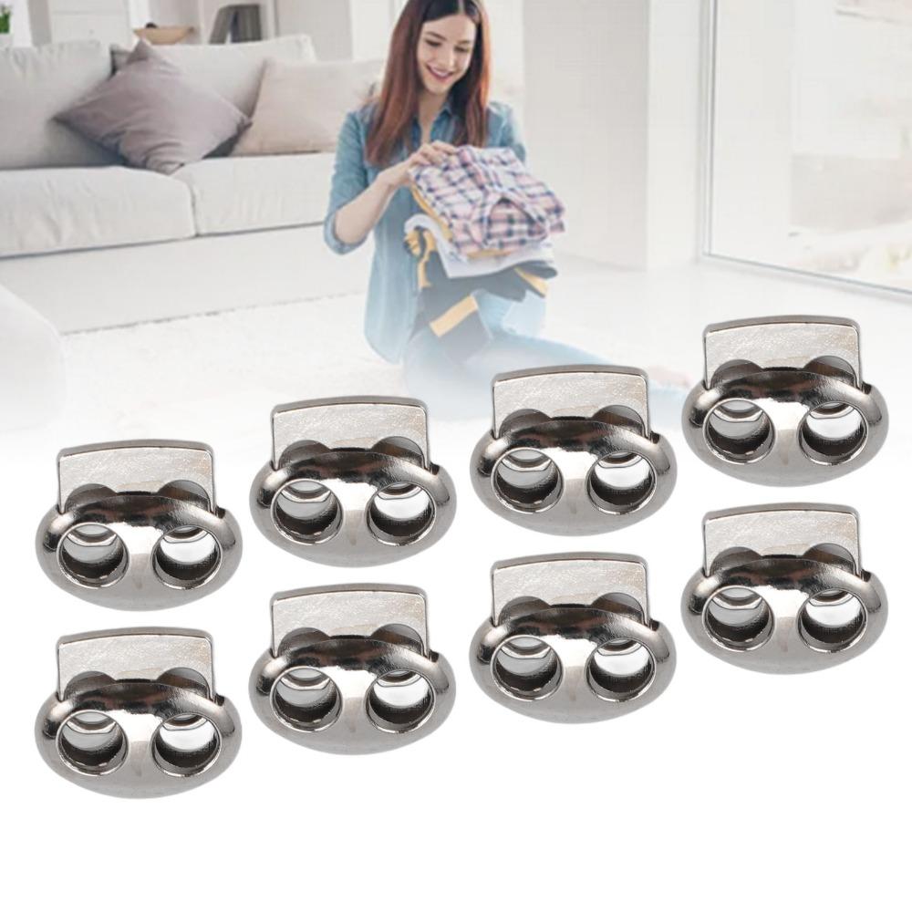 30pcs Heavy Duty Metal Cord Locks Alloy Material Drawstring Fasteners For Drawstrings