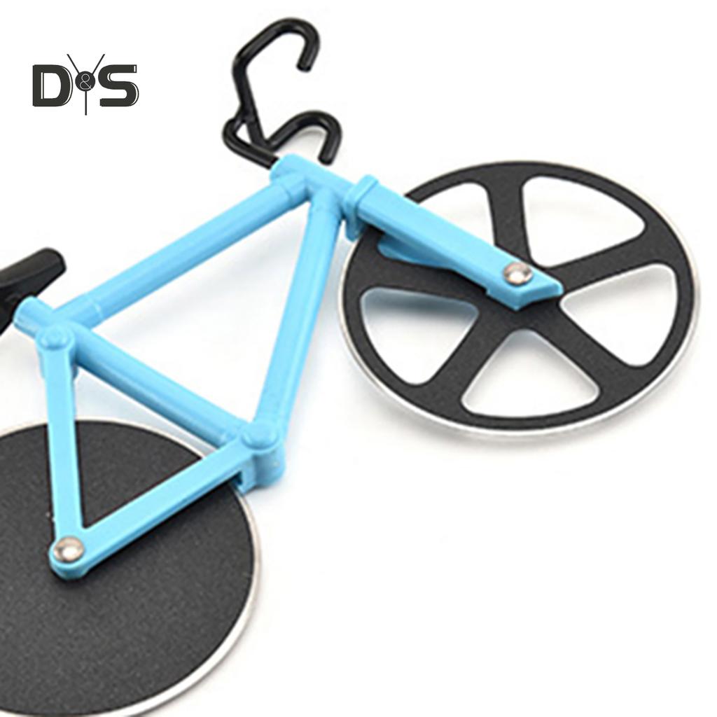 Новинка SW в форме велосипеда, резак для пиццы, двухколесный слайсер, кухонный инструмент для домашнего декора