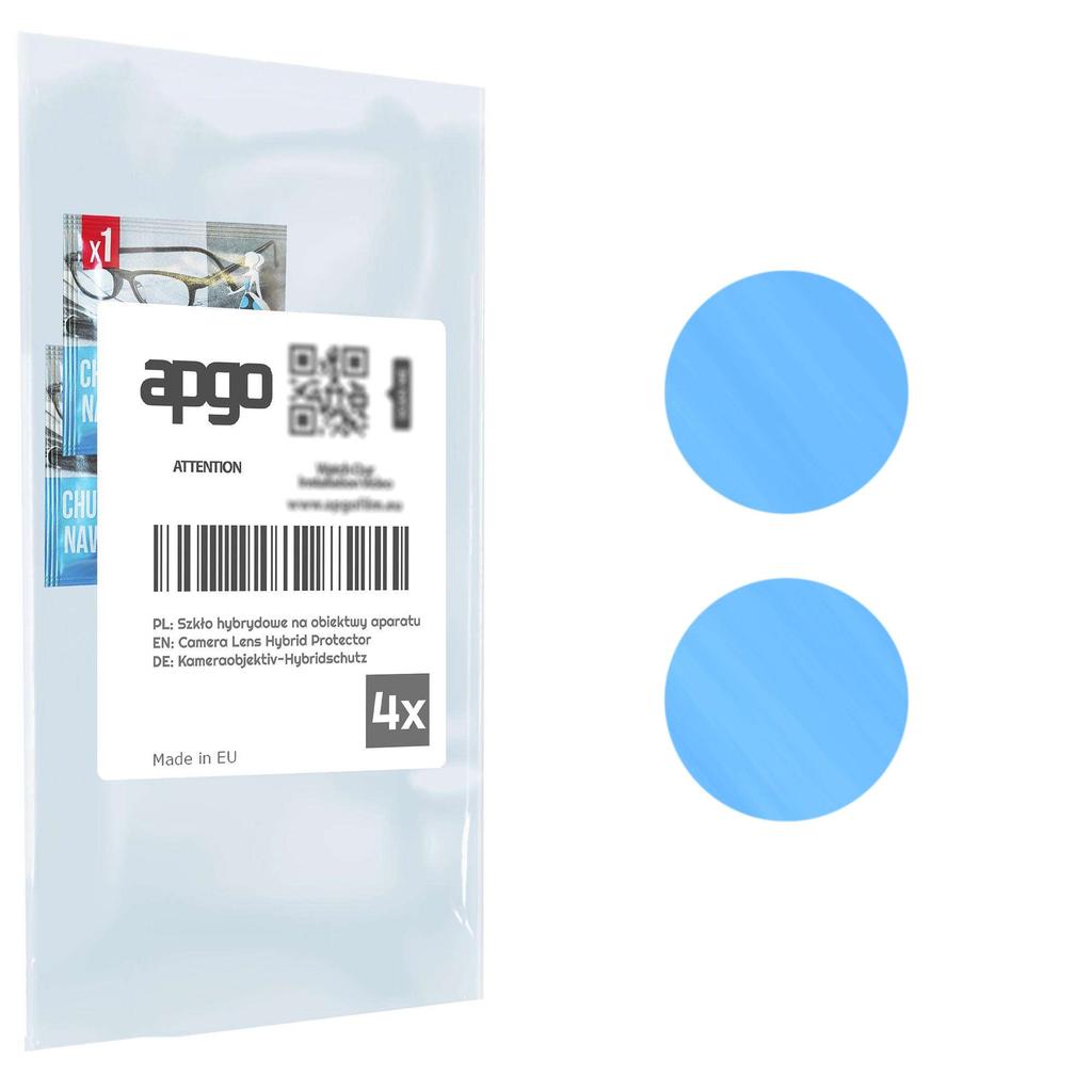 apgo 4x Lens Protector Camera Protective Hybrid Glass for Vivo V25 5G, Camera Protection, 9H Camera Lens Camera Lens Protector