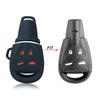 Silicone Key Smart Remote 4 Buttons Rubber Case Fob Cover Key Chain Jacket Sleeve Protection Shell For SAAB 9-3 9-5 2003-2012