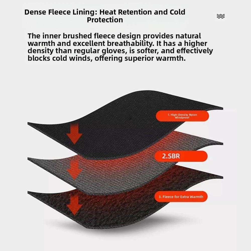 Утепленные сенсорные перчатки, теплые велосипедные варежки, модные бархатные перчатки, для улицы