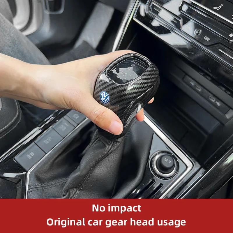High Quality Car Shift Handle Cover Gear Shifter Decor Shell For VW GTI Polo Golf Passat Tiguan Arteon Touareg CC Taigo Caddy Je zt5