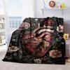 1PC Floral Animal Heart Blanket Soft Comfortable All Seasons Perfect Sofa Office Travel Home Gift Idea