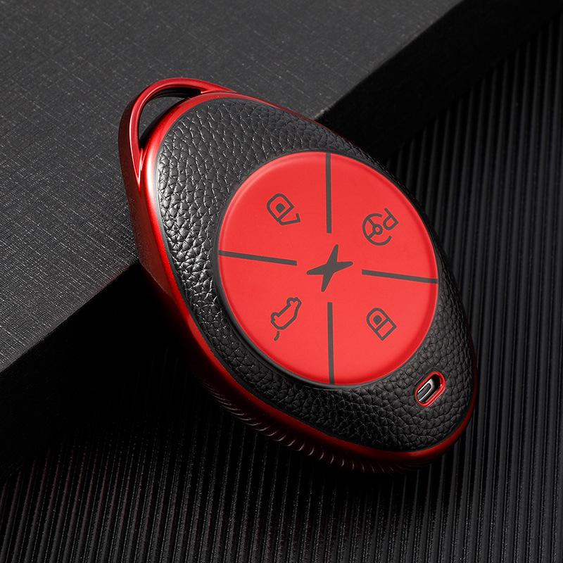 Чехол для ключа Xpeng P7/G3 2022: Стильный защитный чехол с застежкой для мужчин и женщин