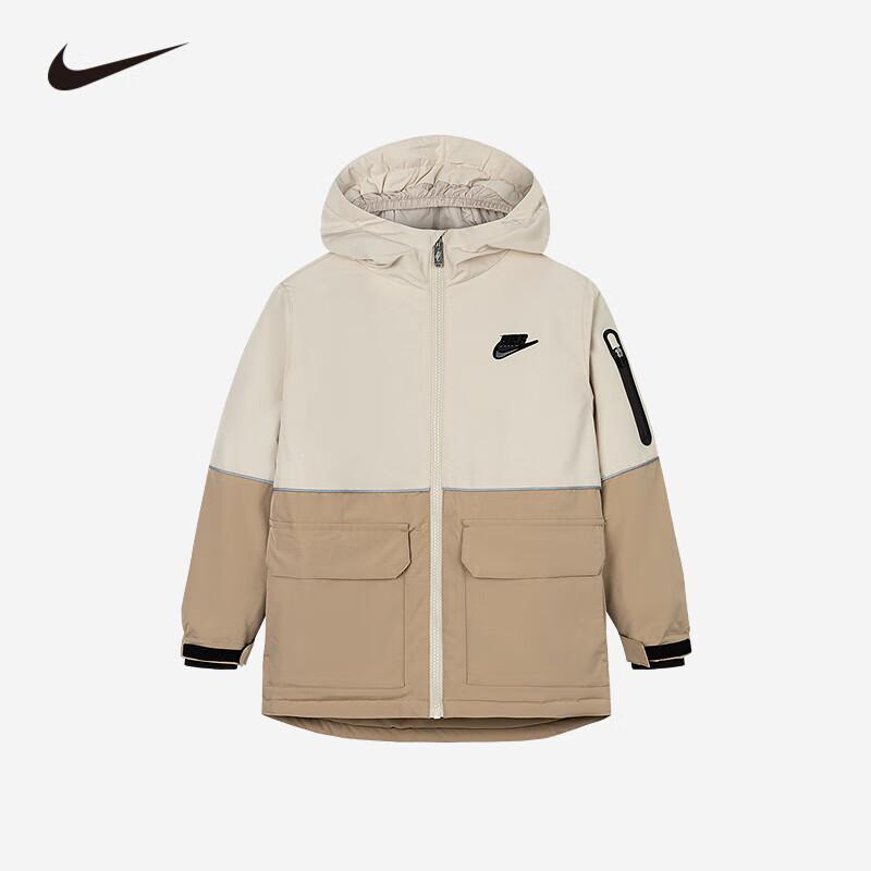 Nike Детская зимняя утепленная куртка с цветовыми блоками