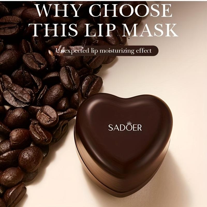 SADOER Coffee Moisturizing Lip Mask for Lip Skin Care Fade Lip Lines Hydrating Nourishing Lip Patches Lips Plumper