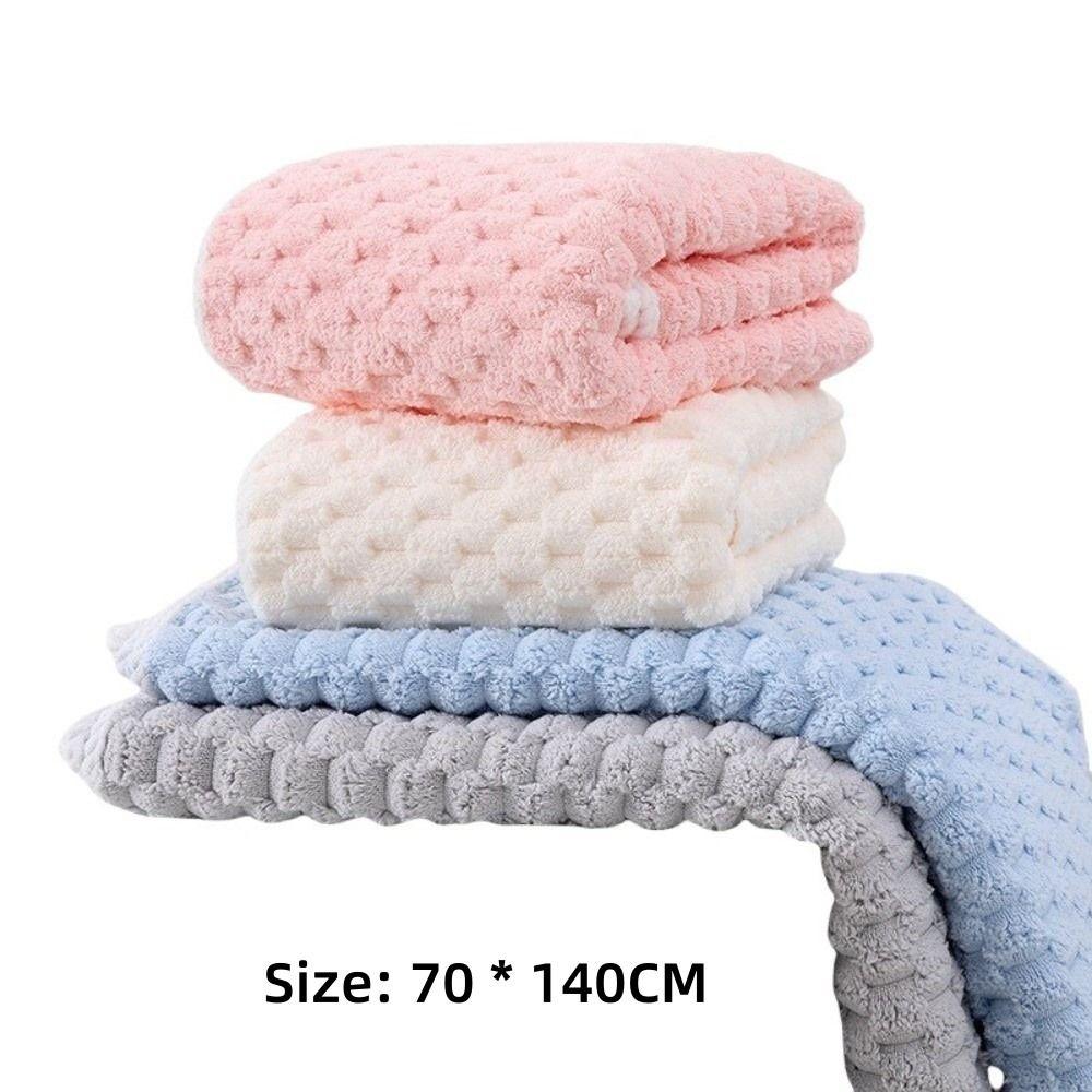 70 * 140CM Ultra-Fine Fiber Towel Super Absorbent Ultra-Fine Fiber Thickened Bath Towel Quick Drying Thickened