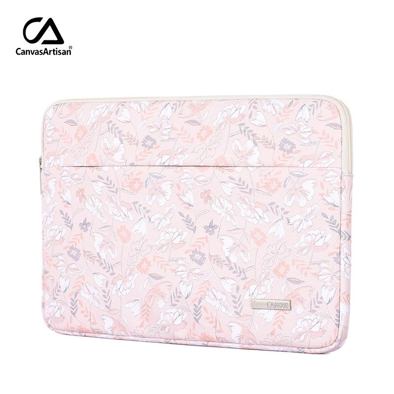 Canvasartisan 12-дюймовый водонепроницаемый чехол-блокнот из PU с принтом, 14-15-дюймовая защитная внутренняя сумка для компьютера