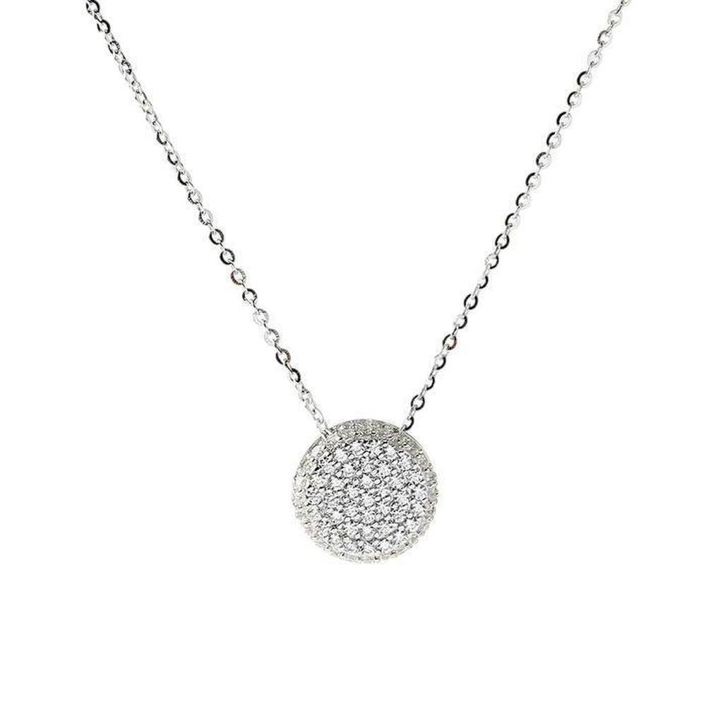 [Onoma] Onm Circle Platinum Necklace Jt09 (33900964)