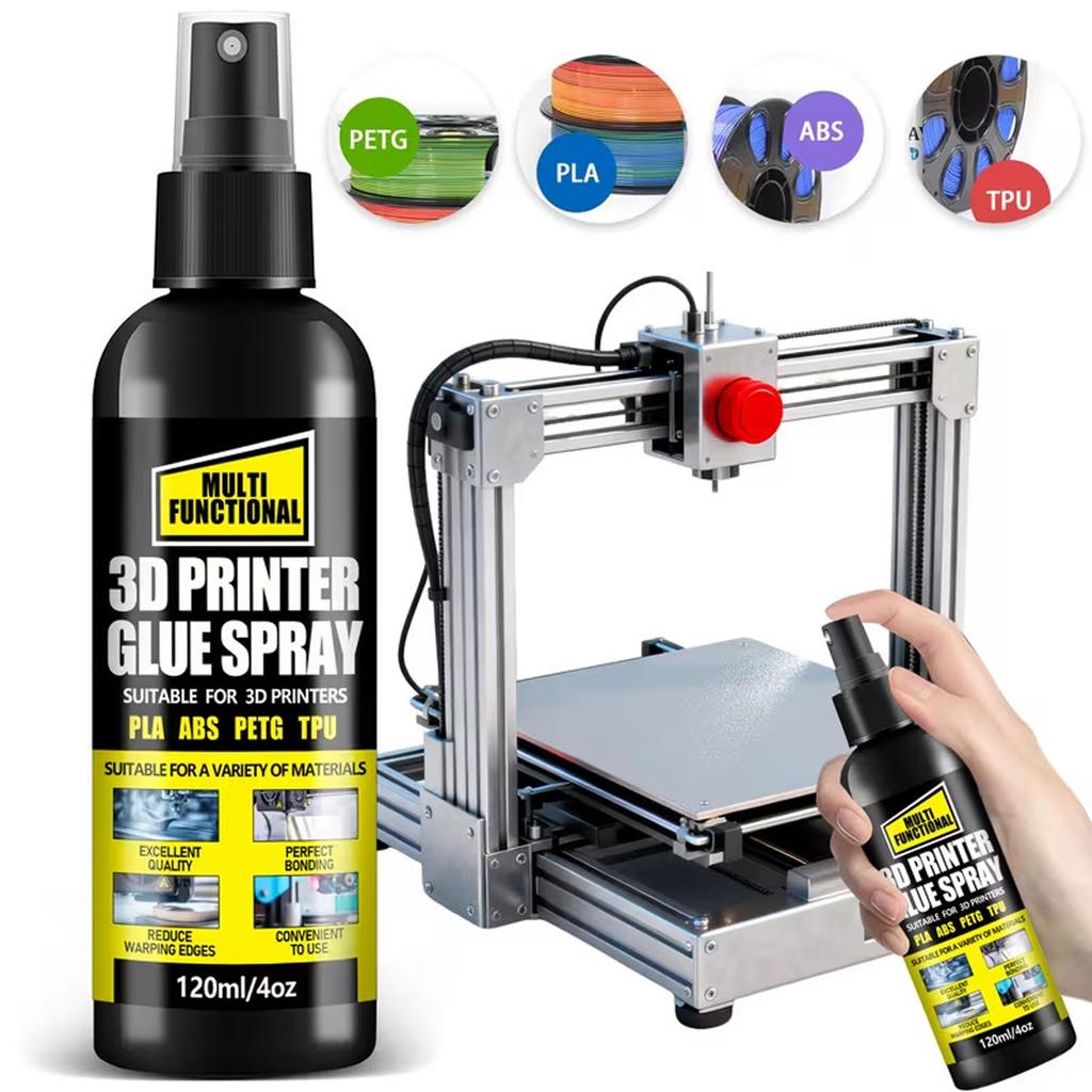 Надежный клей для 3D-печати для материалов ABS, PETG, ASA, обеспечивающий надежное крепление модели и быструю установку