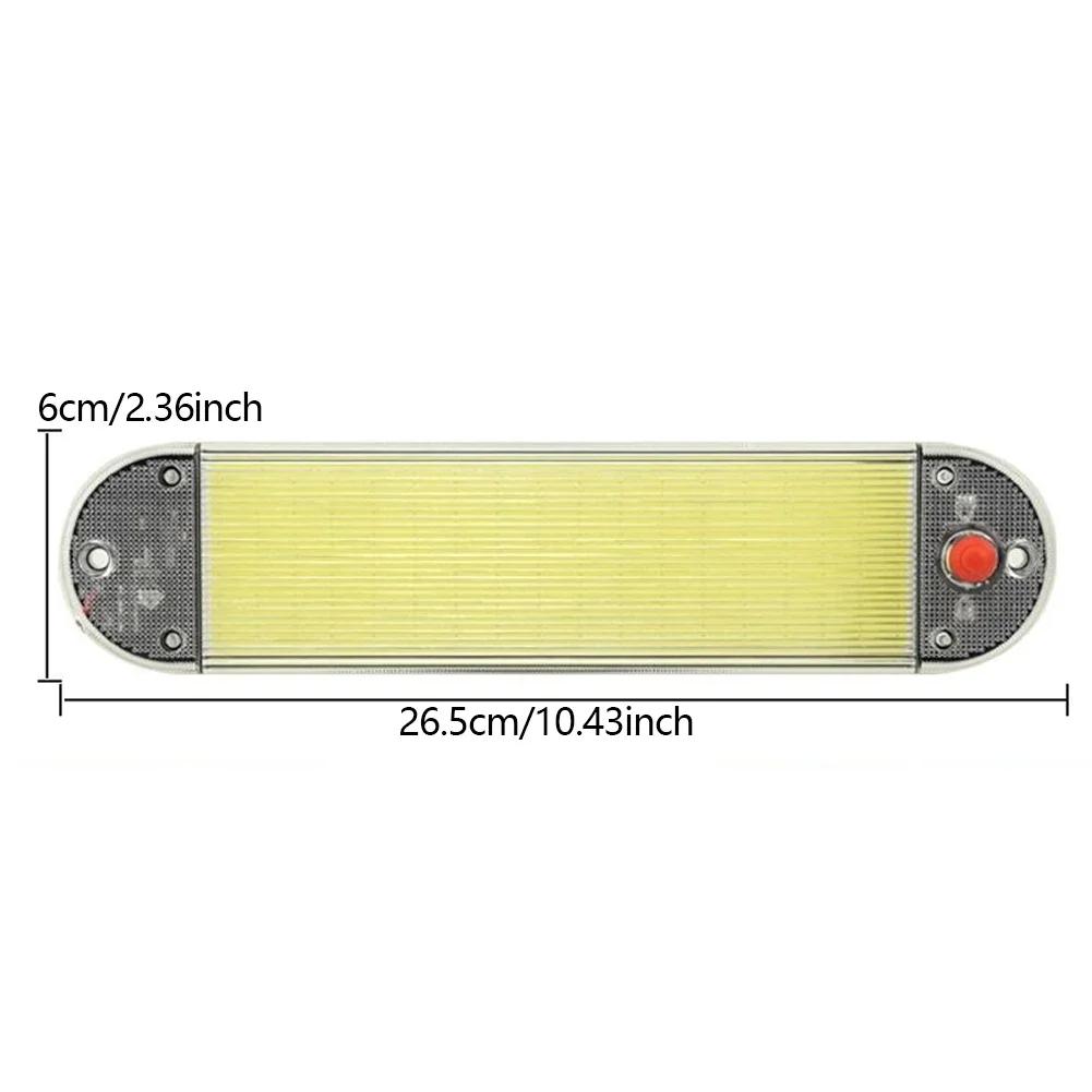 108/54SMD LED COB Panel Dome Lamp Auto Car Compartment Interior Reading Plate Roof Ceiling Interior Light
