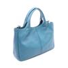 Used TOD'S ALF SHOPPING BAG PICCOLA 2WAY Tote Bag leather Blue Used Women