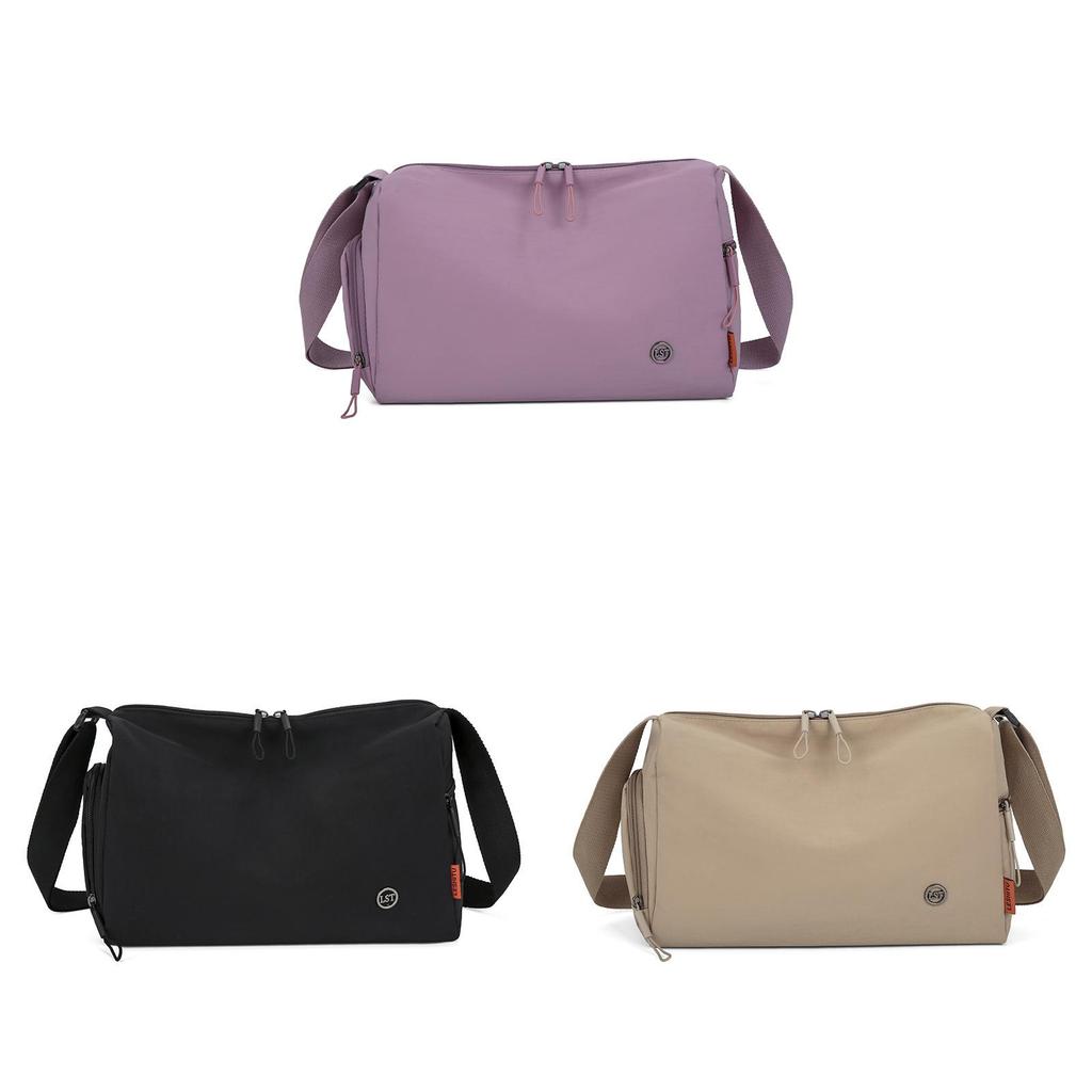 Casual Nylon Shoulder Bag For Women With Inner Pouch And Lightweight Design