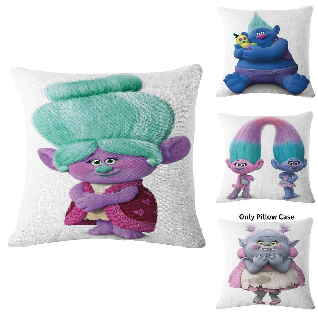 Adorable Cartoon Rabbit Design Throw Pillow Cover For Stylish Sofa Decor 45x45cm