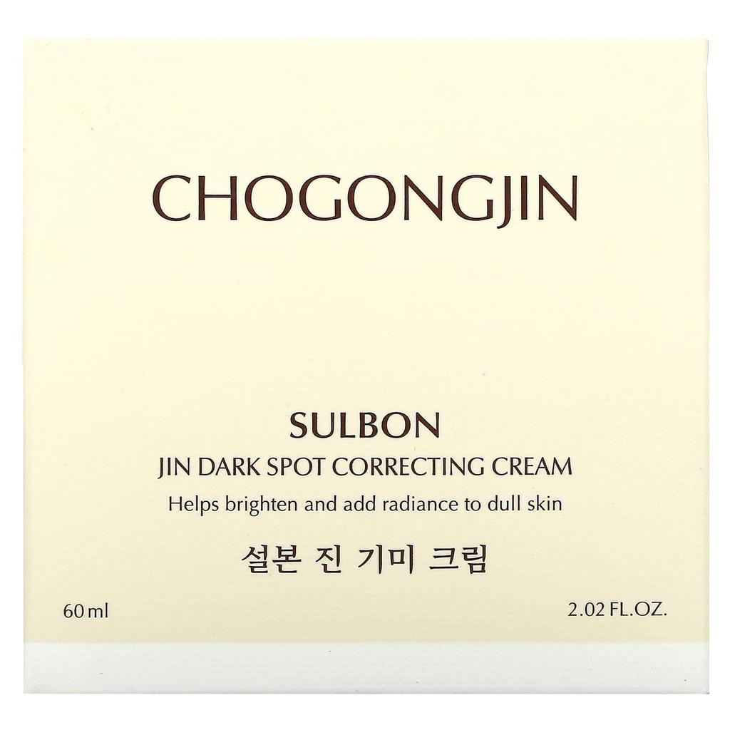 Chogongjin, Sulbon Jin Dark Spot Correcting Cream, 60Ml(2.02Fl Oz)