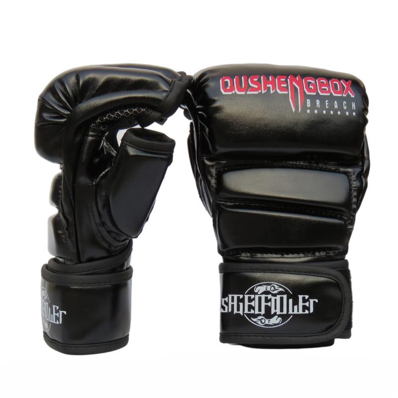 Перчатки для бокса MMA Half Finger, перчатки для тайского бокса с песком, перчатки для карате, специальные защитные перчатки для тренировок по боевым искусствам