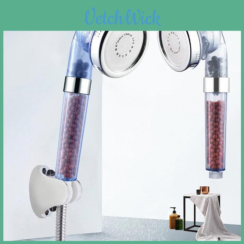 Shower Adjustable 3mode Head High Pressure Saving Water Filter Spa Bath Nozzle